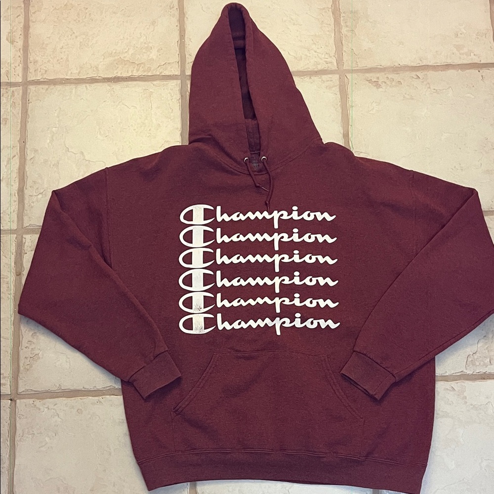 Men’s Maroon/Red Pullover Hoodie